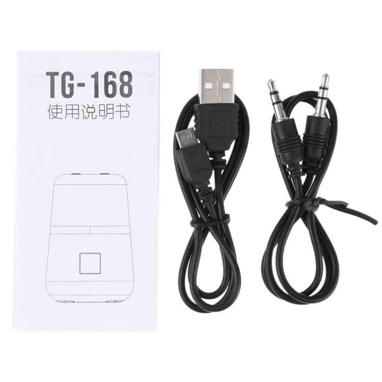 T&G TG168 ポータブルワイヤレスBluetooth V5.0 ステレオスピーカー ハンドル付き、内蔵マイク、点滅LEDライト＆TFカード＆Uディスク＆AUX IN＆FM対応、TG168