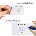 YM370 多機能Bluetoothスピーカー マイク付き、ハンズフリー通話＆TFカード対応