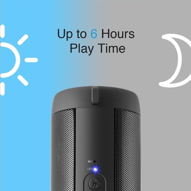 内蔵マイク＆LED＆ハンギングフック付き、ハンズフリー通話＆TFカード対応、Bluetooth距離：10m