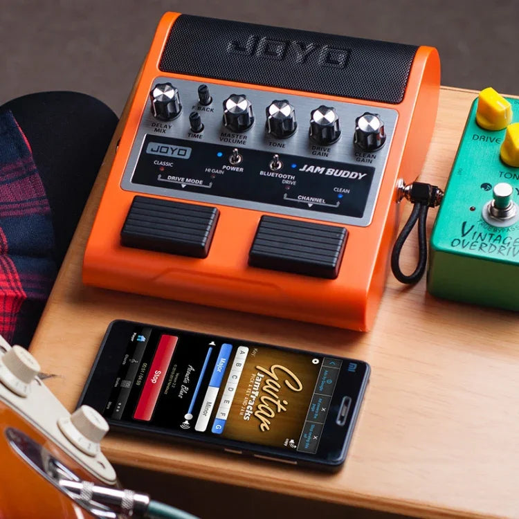 JOYO JAM BUDDY Bluetooth 4.0 デュアルチャンネル エフェクター充電対応 ギター用小型スピーカー