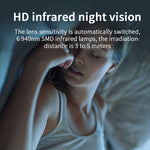 X6D 720P ワイヤレス家庭用ミニ監視カメラ、赤外線ナイトビジョン＆動体検知＆TFカード対応、720P