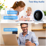 YT50-2 3.0MP 360度回転 IPカメラ WiFi スマートセキュリティカメラ、TFカード対応 / 双方向音声 / 動体検知 / ナイトビジョン, YT50-2