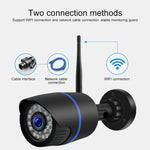 Q4 200万画素 1080P HD ワイヤレス IPカメラ、動作検知＆双方向音声＆赤外線ナイトビジョン＆TFカード対応、米国プラグ、Q4