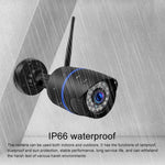 Q4 200万画素 1080P HD ワイヤレス IPカメラ、動作検知＆双方向音声＆赤外線ナイトビジョン＆TFカード対応、米国プラグ、Q4