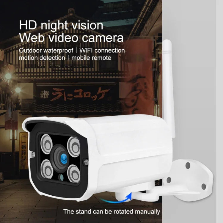 Q8 1080P HD ワイヤレスIPカメラ、動体検知＆赤外線ナイトビジョン＆TFカード対応、AUプラグ、Q8