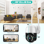 QX29 3.0MP HD WiFi IPカメラ、ナイトビジョン＆動体検知＆双方向音声＆TFカード対応、オーストラリアプラグ、QX29
