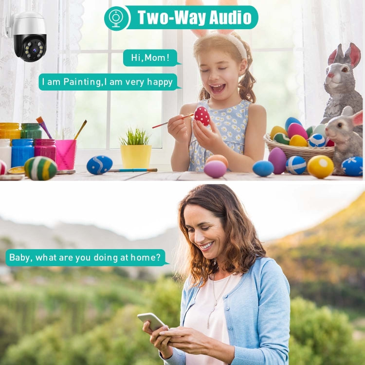 QX29 3.0MP HD WiFi IPカメラ、ナイトビジョン＆動体検知＆双方向音声＆TFカード対応、オーストラリアプラグ、QX29