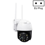 QX36 1080P 3.0MP 3.6mmレンズ IP65防水 PTZ 360度回転 WiFiカメラ、昼夜フルカラー＆双方向音声通話＆動体人物検知＆映像再生＆128GB TFカード対応、AUプラグ、QX36