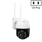 QX36 1080P 3.0MP 3.6mmレンズ IP65防水 PTZ 360度回転 WiFiカメラ、昼夜フルカラー＆双方向音声通話＆動体人物検知＆映像再生＆128GB TFカード対応、AUプラグ、QX36