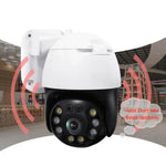 QX36 1080P 3.0MP 3.6mmレンズ IP65防水 PTZ 360度回転 WiFiカメラ、昼夜フルカラー＆双方向音声通話＆動体人物検知＆映像再生＆128GB TFカード対応、AUプラグ、QX36