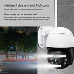 QX36 1080P 3.0MP 3.6mmレンズ IP65防水 PTZ 360度回転 WiFiカメラ、昼夜フルカラー＆双方向音声通話＆動体人物検知＆映像再生＆128GB TFカード対応、AUプラグ、QX36