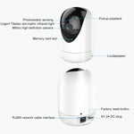 YT47 HD Wireless Indoor Network Shaking Head Camera, Support Motion Detection & Infrared Night Vision & Micro SD Card, AU Plug, YT47