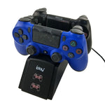 iplay デュアルポート充電ドックステーションスタンド / コントローラー充電スタンド Sony Playstation 4 PS4 & Slim PS4 Pro用 LEDディスプレイインジケーター付き, HBP-119