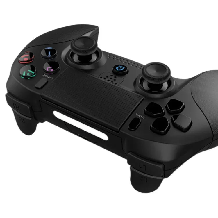 ワイヤレスゲームコントローラー コンピューターゲーム用 ダブルモーター PS4 / PS3対応, XB-006 ブラック
