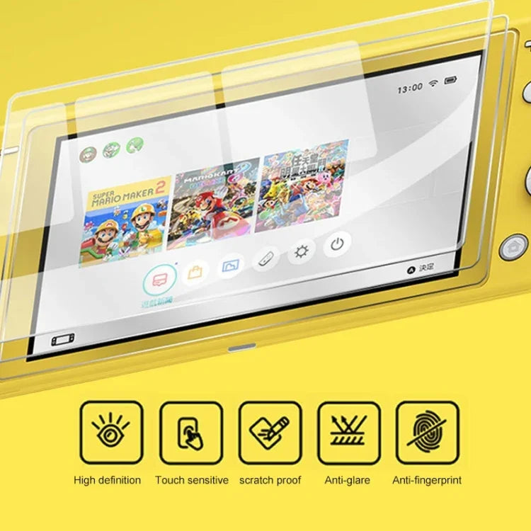 Switch Lite用 9H HD 傷防止強化ガラススクリーンフィルム, Switch Lite用