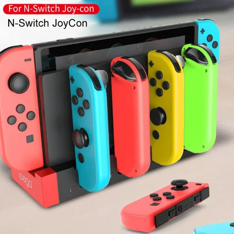 Nintendo Switch Joy-Con用iPega PG-9186ゲームコントローラーチャージャードッキングスタンドホルダー、PG-9186