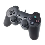 ダブル振動ジョイパッド 有線ゲームコントローラーハンドル PS2用