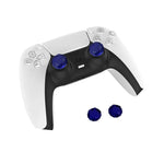 2個セット ダイヤモンドテクスチャー ゲームグリップキャップ PS5用、青、赤、クリアホワイト、緑