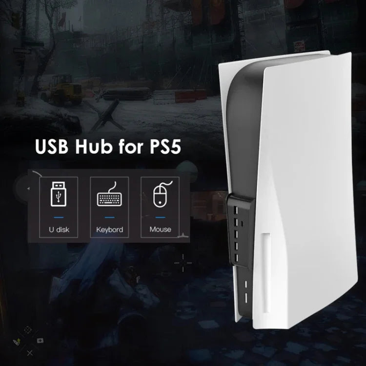 KJH P5-008 6イン1 USBスプリッター拡張ハブアダプター PS5用, KJH P5-008