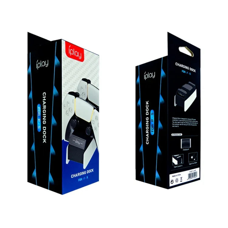 iPlay HBP-245 ゲームコントローラーデュアルシートチャージャー PS5用, HBP-245