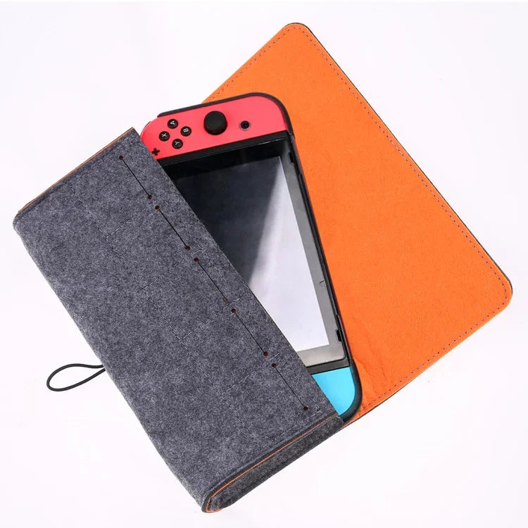 携帯用ソフトフェルト ハンドバッグ収納保護バッグ Nintendo Switch用