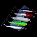 HENGJIA 速沈み釣りルアー ベイト 6.5cm/17.2g ウィング VIB ペンシルルアーキット、PE016-X
