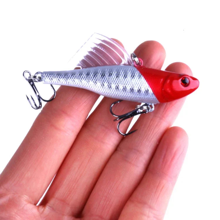 HENGJIA 速沈み釣りルアー ベイト 6.5cm/17.2g ウィング VIB ペンシルルアーキット、PE016-X