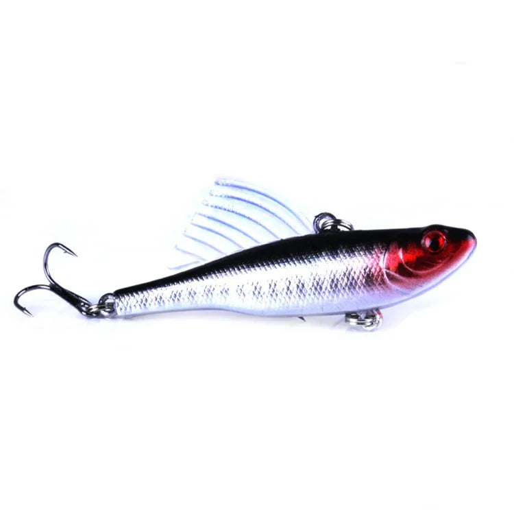HENGJIA 速沈み釣りルアー ベイト 6.5cm/17.2g ウィング VIB ペンシルルアーキット、PE016-X