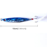 HENGJIA 7個セット メタルルアー 鉄製釣りルアーベイト、8cm/40g