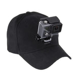 アウトドアサンハット トピ ベースボールキャップ カメラスタンドホルダーマウント GoPro & SJCAM & Xiaomi Xiaoyi スポーツアクションカメラ対応