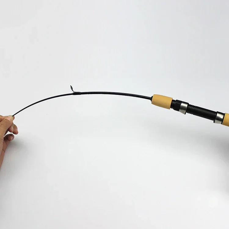 27cm ポータブル氷上釣り竿 エビ竿 ルアーロッド 釣りギア付属、伸長長さ：60cm、27cm