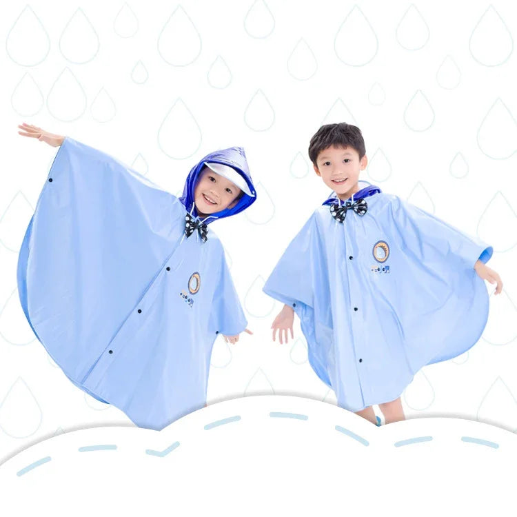 3歳以上用 子供用英国風キャラクター再利用可能クロークレインコートフーディ サイズ: XXL