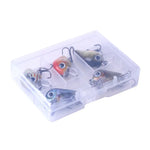 HENGJIA 5個セット 2.7cm/1.5g ルアーロックフィッシングルアーベイト バイオニックキット プラスチックボックス付き、Box008