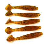 HENGJIA SO0205P 5個入り 8cm/5g スクリュー尾 ソフト釣りルアー 人工餌, SO0205P