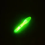 10パック 電球型発光フロート 夜釣りライトスティック, 視認距離: 30m, サイズ: 3.0 x 25mm, 電球型, 視認距離: 30m