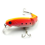 HENGJIA JM001-X 10.5cm 14g 多節プラスチックハードベイト 人工釣り餌 トレブルフック付き ランダムカラー配送 JM001-X 10.5cm