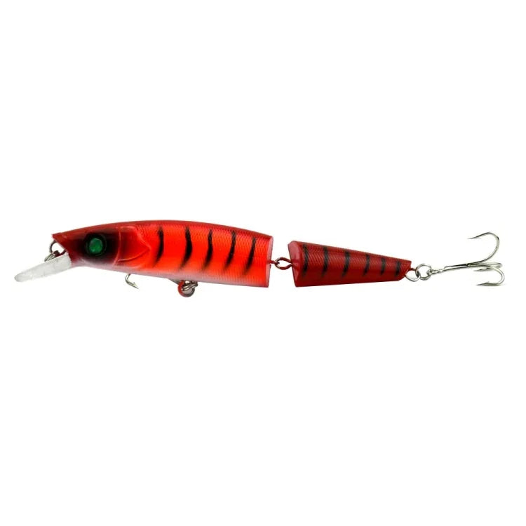 HENGJIA JM007-X 14cm 20.2g 2節プラスチックハードベイト 人工釣り餌 トレブルフック付き ランダムカラー配送 JM007-X 14cm