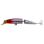 HENGJIA JM007-X 14cm 20.2g 2節プラスチックハードベイト 人工釣り餌 トレブルフック付き ランダムカラー配送 JM007-X 14cm