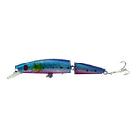 HENGJIA JM007-X 14cm 20.2g 2節プラスチックハードベイト 人工釣り餌 トレブルフック付き ランダムカラー配送 JM007-X 14cm