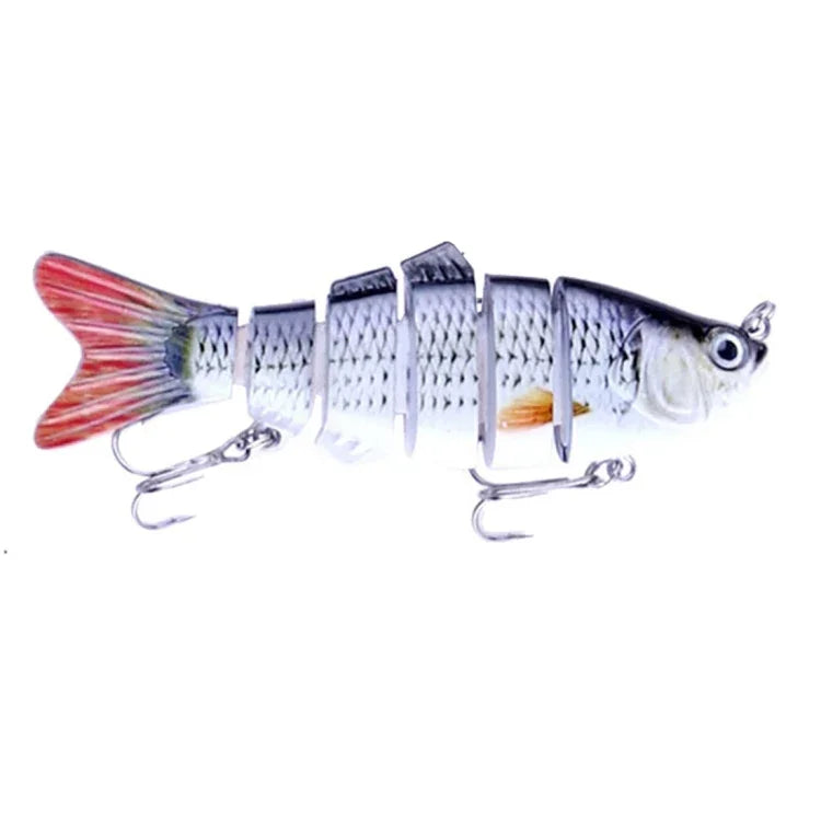 HENGJIA JM020 11cm 18g 多節プラスチックハードベイト 釣り餌セット 釣り道具餌 1#, 3#, 4#, 5#