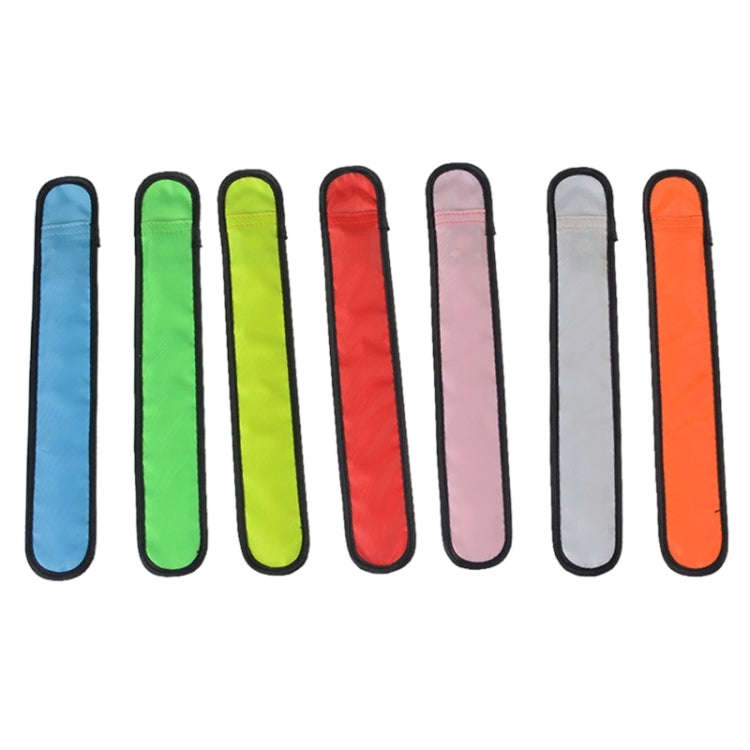 LED発光スラップパットサークル屋外スポーツリストバンド、小サイズ：26*4cm、26x4cmライトグリーン、26x4cmレッド、26x4cmホワイト、26x4cmオレンジ、26x4cmピンク、26x4cmグリーン、26x4cmブルー