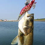 HENGJIA 8cm プラスチックハードベイト イカ釣りルアー デコイ 木製エビベイト, 1# (マゼンタ+ダークレッド), 2# (オレンジ+イエロー), 3# (イエロー), 5# (マゼンタ), 6# (オレンジ)