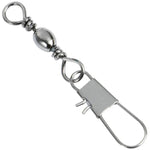 20個セット 8# 3.5cm 釣りコネクター バレルスイベル 安全スナップリング付き, 20個セット 8# 3.5cm