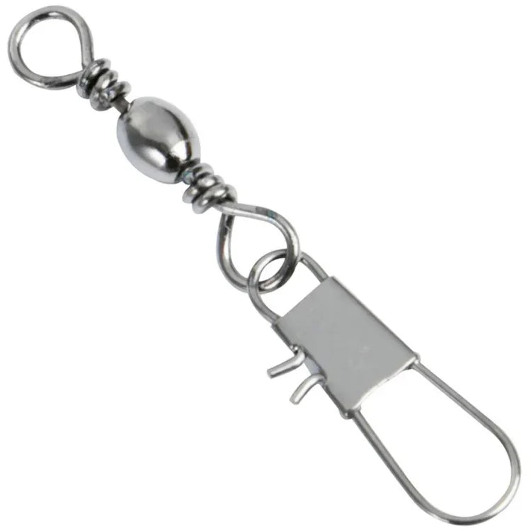 20個セット 8# 3.5cm 釣りコネクター バレルスイベル 安全スナップリング付き, 20個セット 8# 3.5cm