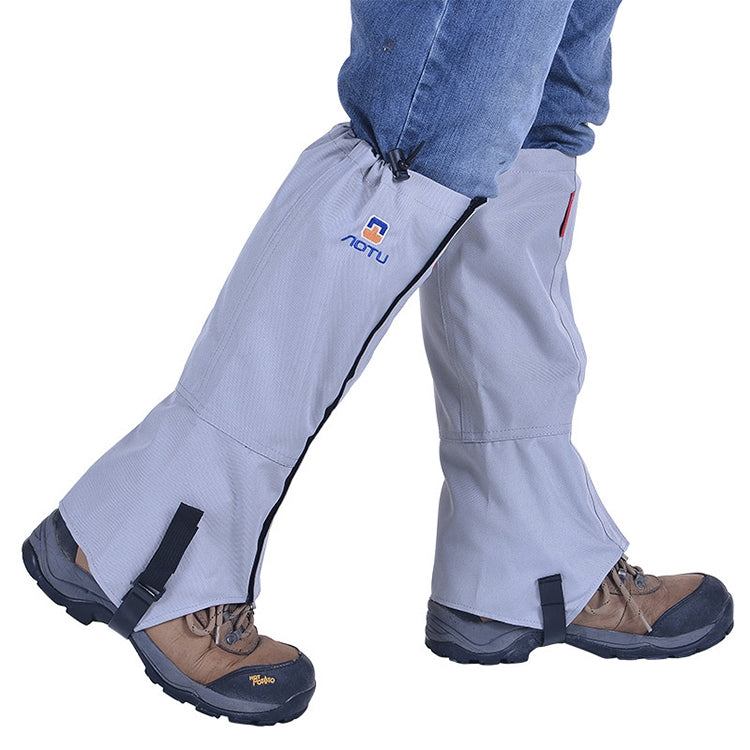 Aotu AT8909 125cm Outdoor Camping Waterproof Snow Shoes Covers Oxford Cloth Anti-mosquito Foot Covers, Aotu AT8909 Blue, Aotu AT8909 Red, Aotu AT8909 Black, Aotu AT8909 Green, Aotu AT8909 Grey