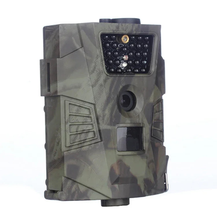 HT-001 1MP IP54防水IRナイトビジョンセキュリティハンティングトレイルカメラ、Novatek96220プログラム、120度広角、100度PIR検知角度、HT-001