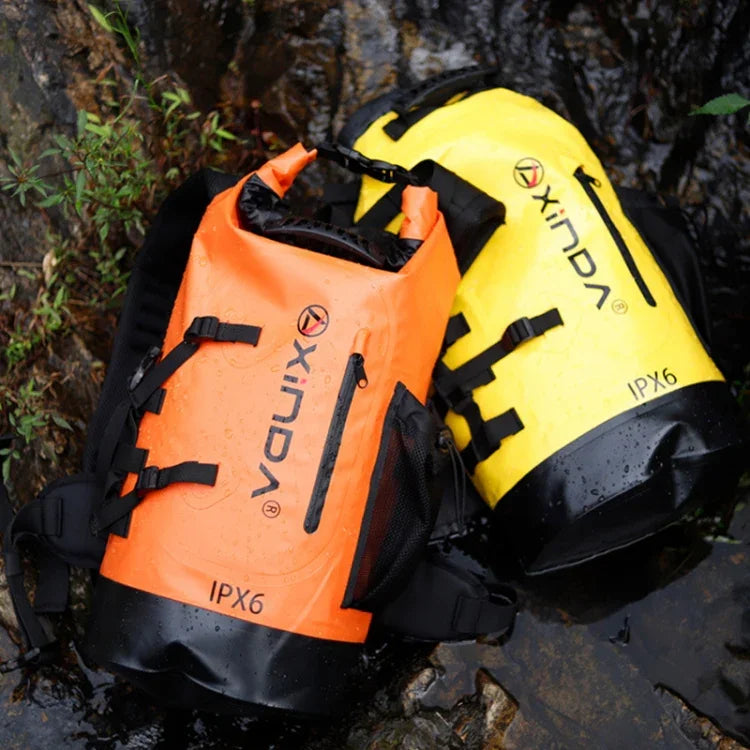 XINDA H-BAG03 30L アウトドア防水 アップストリーム収納 ショルダー登山バッグ、30L