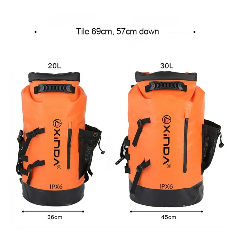 XINDA H-BAG03 20L アウトドア防水 アップストリーム収納 ショルダー登山バッグ、20L