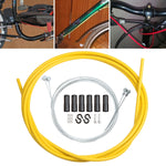 Universal Bicycle Brake Cable Tube Set, Orange, Green, Grey, Blue, Red, White, Yellow, Black