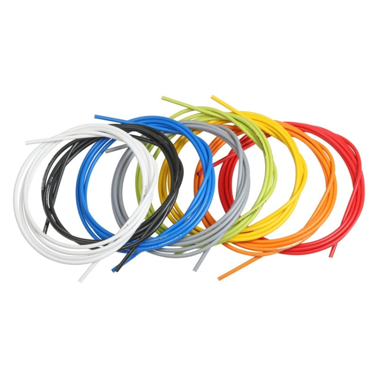 Universal Bicycle Brake Cable Tube Set, Orange, Green, Grey, Blue, Red, White, Yellow, Black
